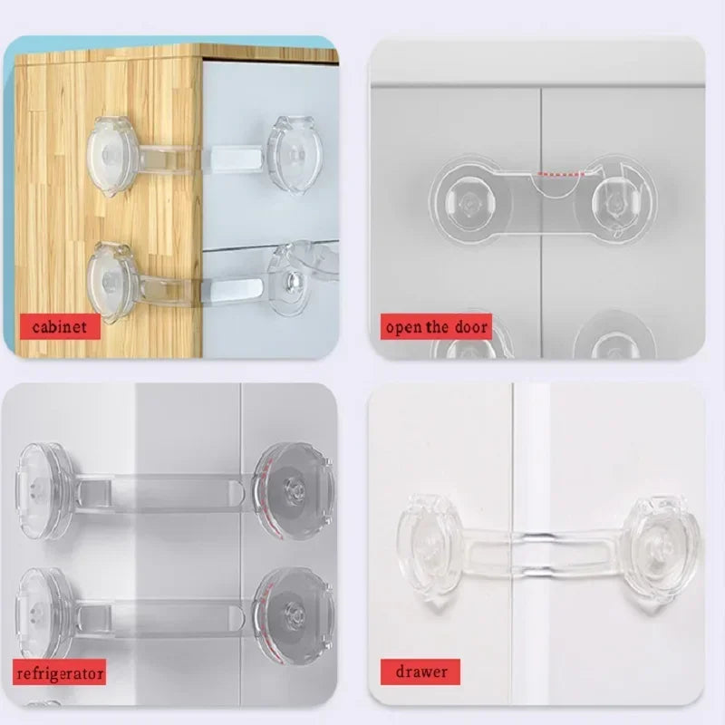 4/8/10Pcs/Lot Baby Drawer Anti-opening Cabinet Door Lock