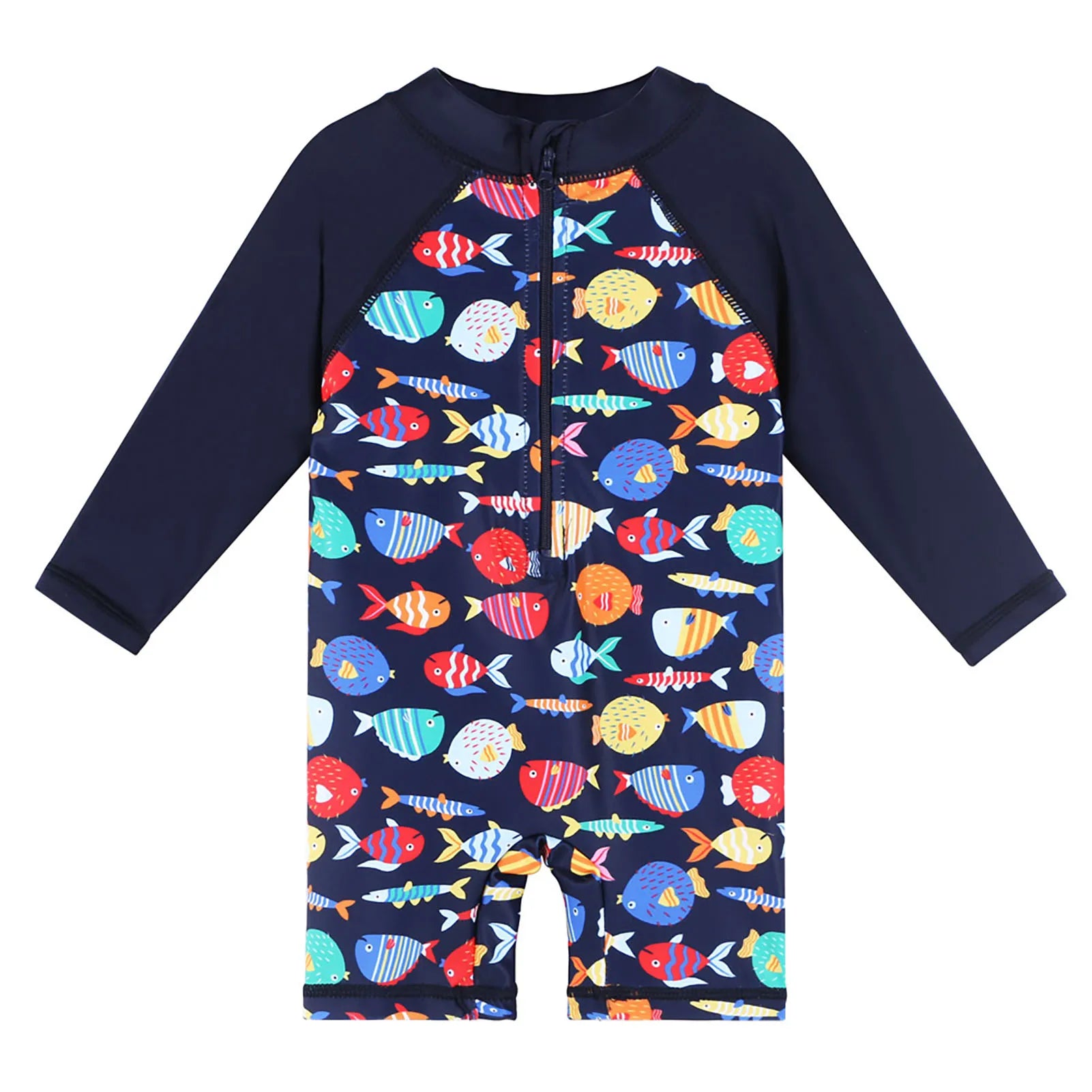 Kids Long Sleeve One Piece Bathing Suit