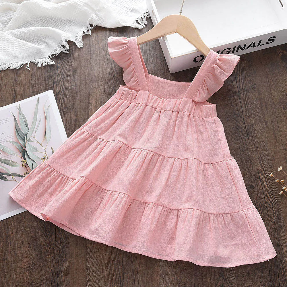 Sleeveless Ruffles Princess Dress