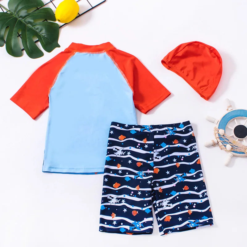 Quick-Drying 3Pcs Swimming Costume