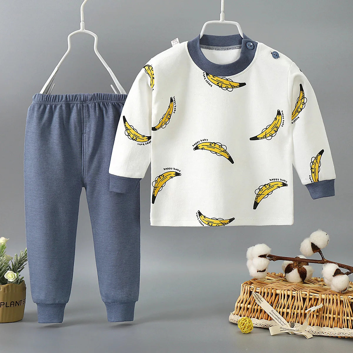 Kids Pure Cotton Sleepwear Set