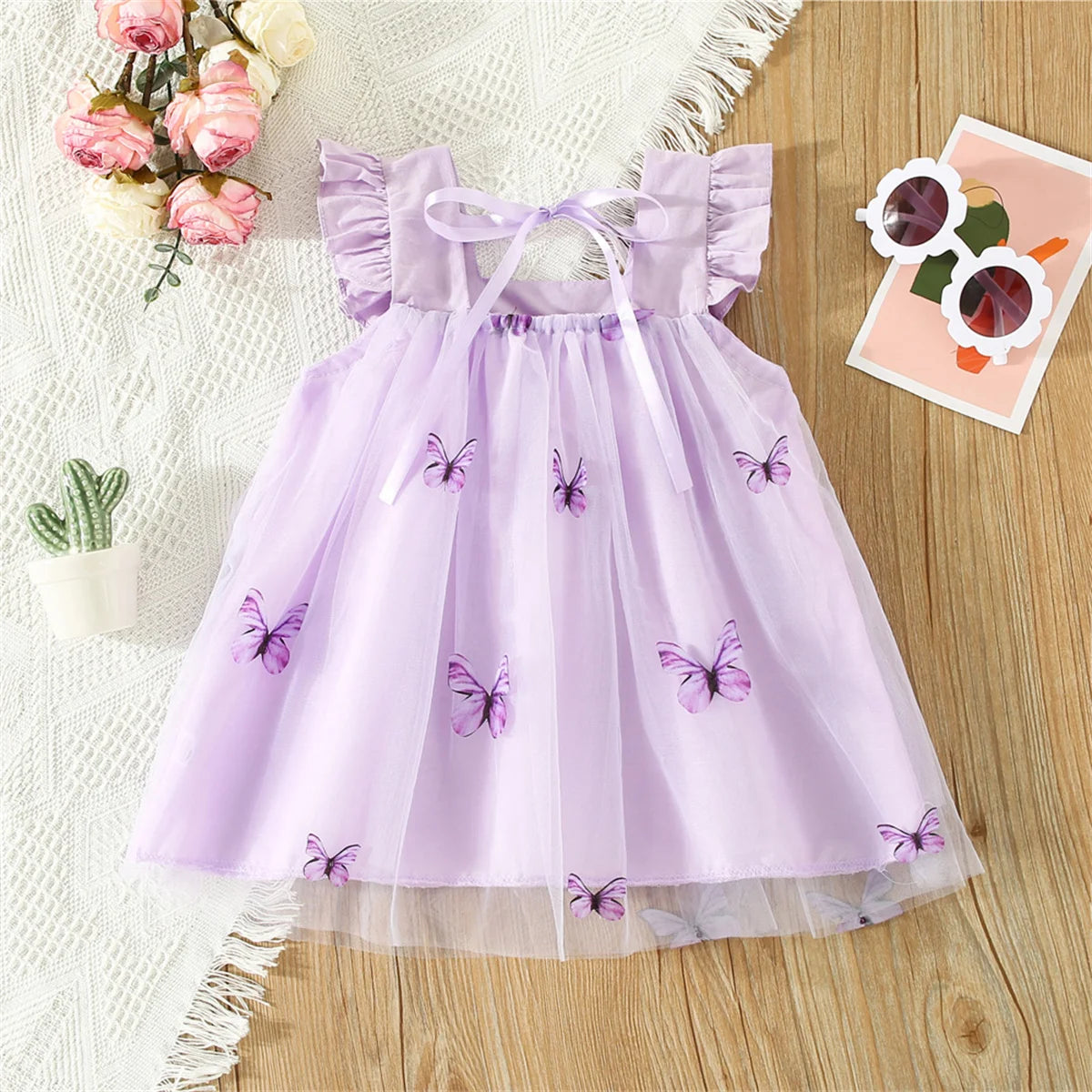 Sweet Beauty Tulle Ruffled Dress