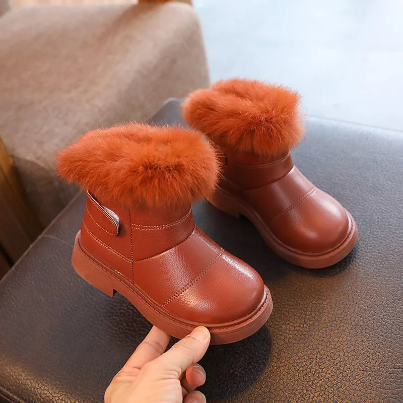 Anti-Slippery Boots with Fux Fur