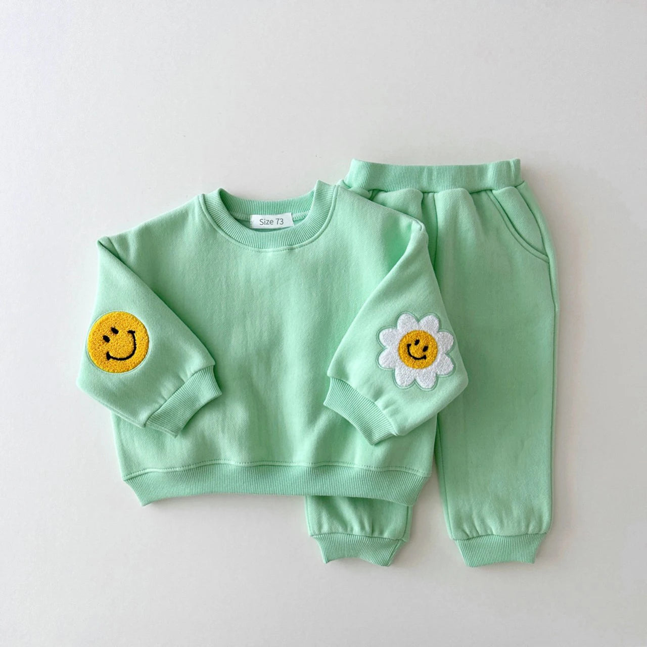 Embroidered Fleece Tracksuit: Toddler Comfort