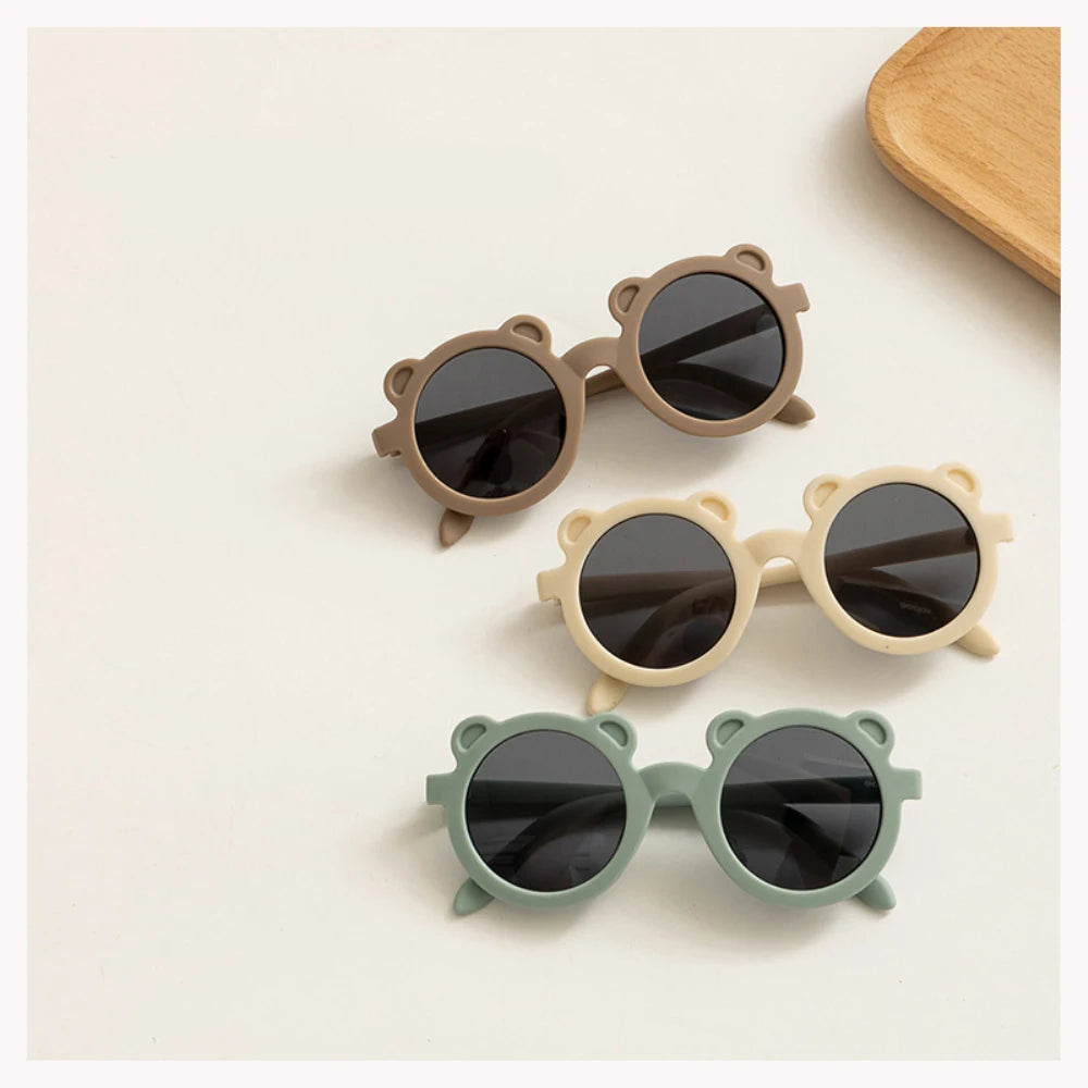 Cartoon Bear Sunglasses: UV400 Protection