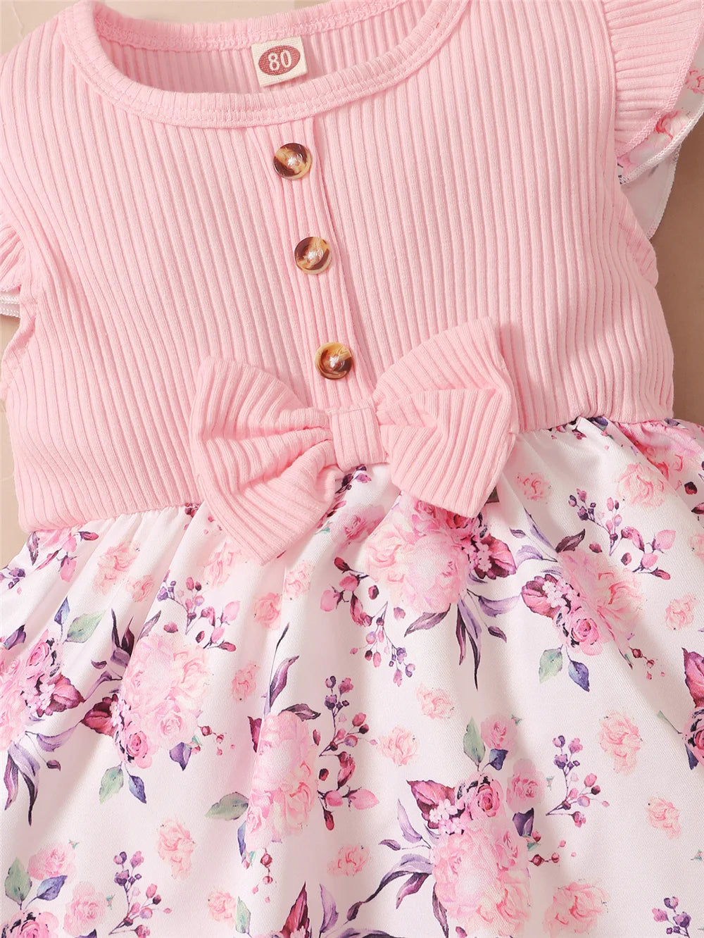 Adorable Floral Romper with Headband